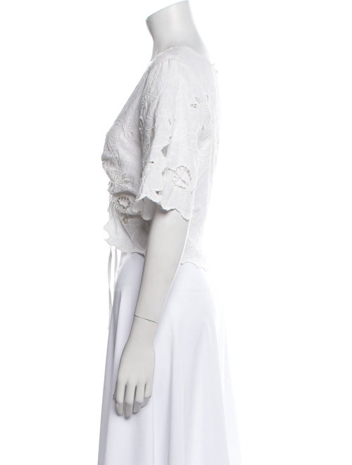 Mother V-Neck Short Sleeve Crop Top