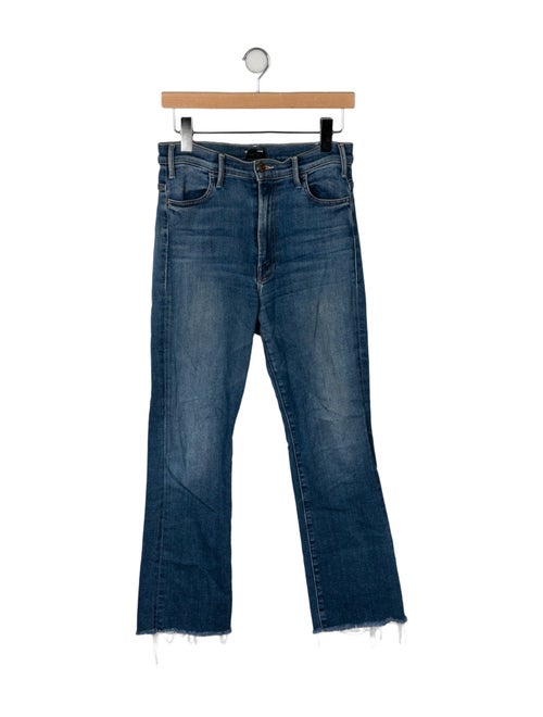 Mother Mid-Rise Straight Leg Jeans