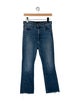 Mother Mid-Rise Straight Leg Jeans