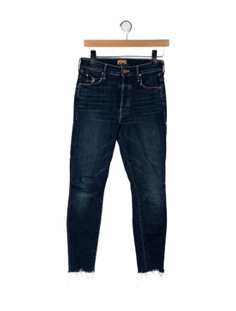 Mother Mid-Rise Skinny Leg Jeans
