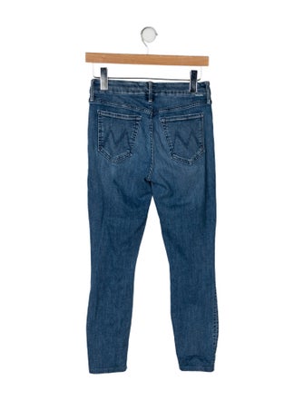 Mother Mid-Rise Skinny Leg Jeans