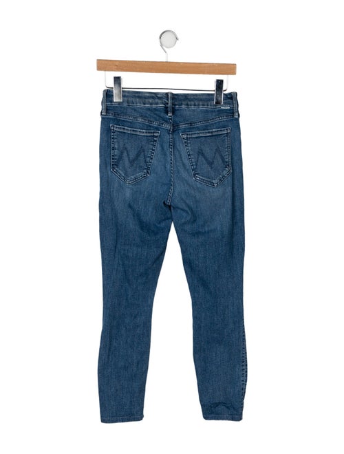 Mother Mid-Rise Skinny Leg Jeans