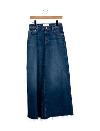 Mother Mid-Rise Wide Leg Jeans