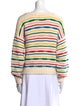 Mother Striped Scoop Neck Sweater