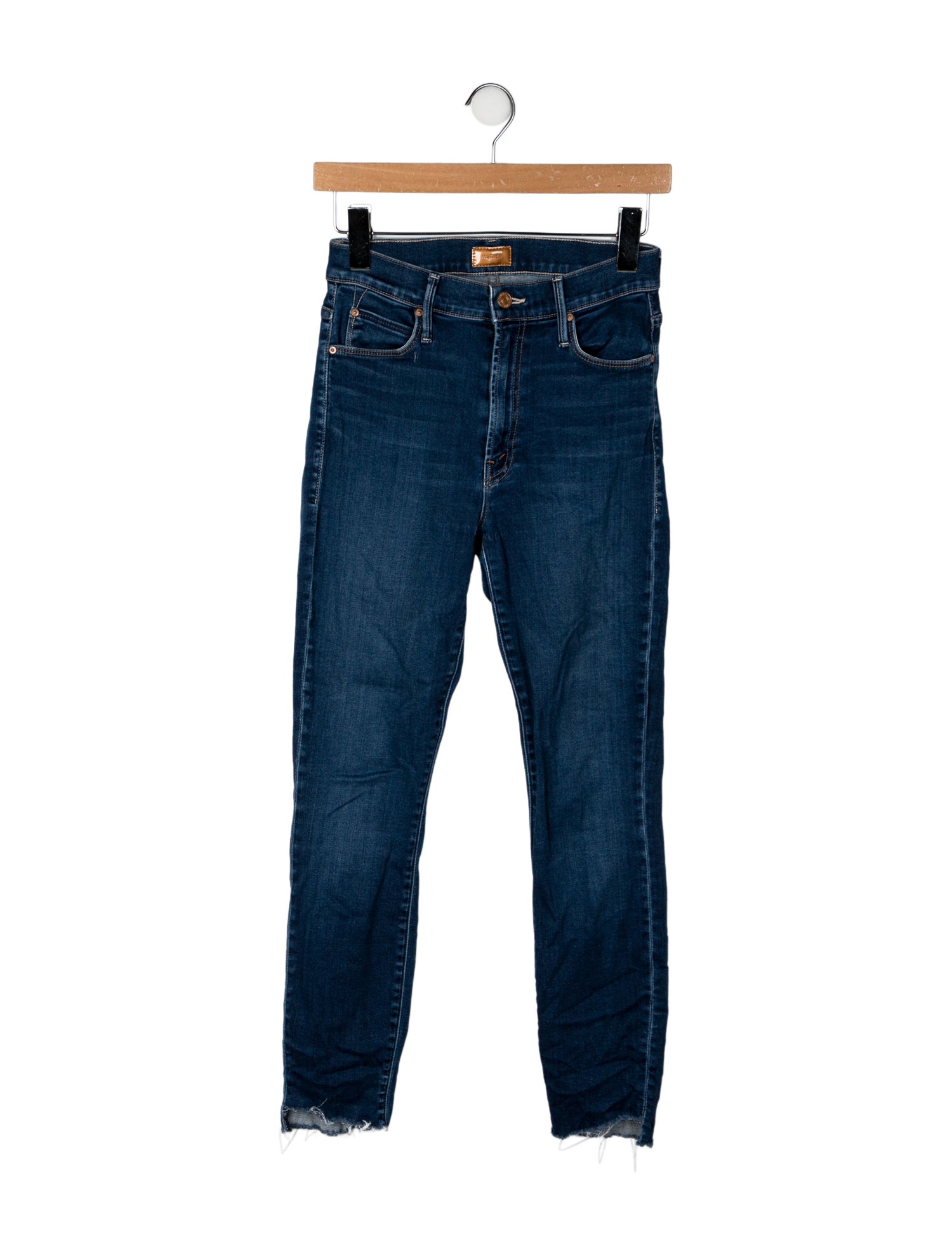 Mother Mid-Rise Skinny Leg Jeans