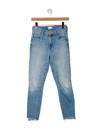 Mother Mid-Rise Skinny Leg Jeans