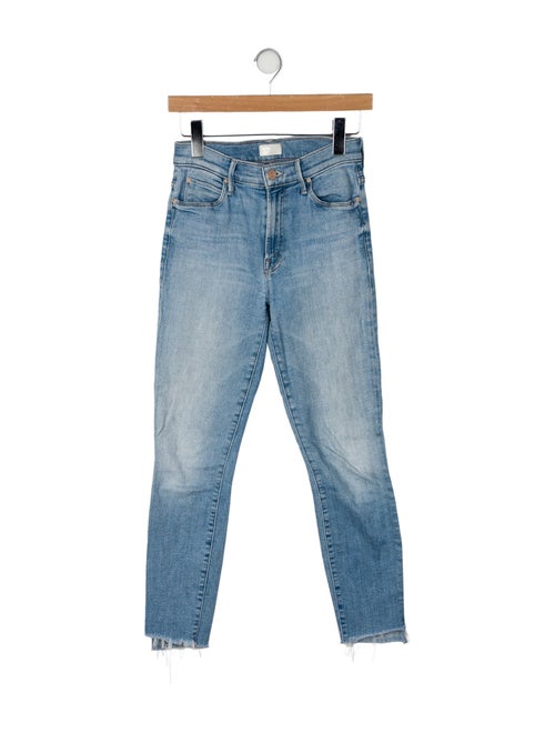 Mother Mid-Rise Skinny Leg Jeans