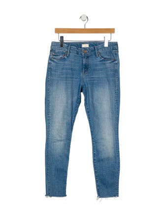 Mother Mid-Rise Skinny Leg Jeans
