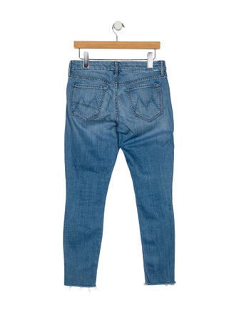 Mother Mid-Rise Skinny Leg Jeans