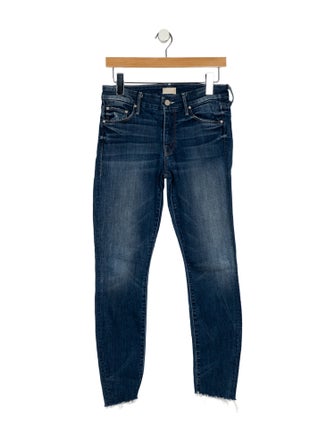Mother Mid-Rise Skinny Leg Jeans