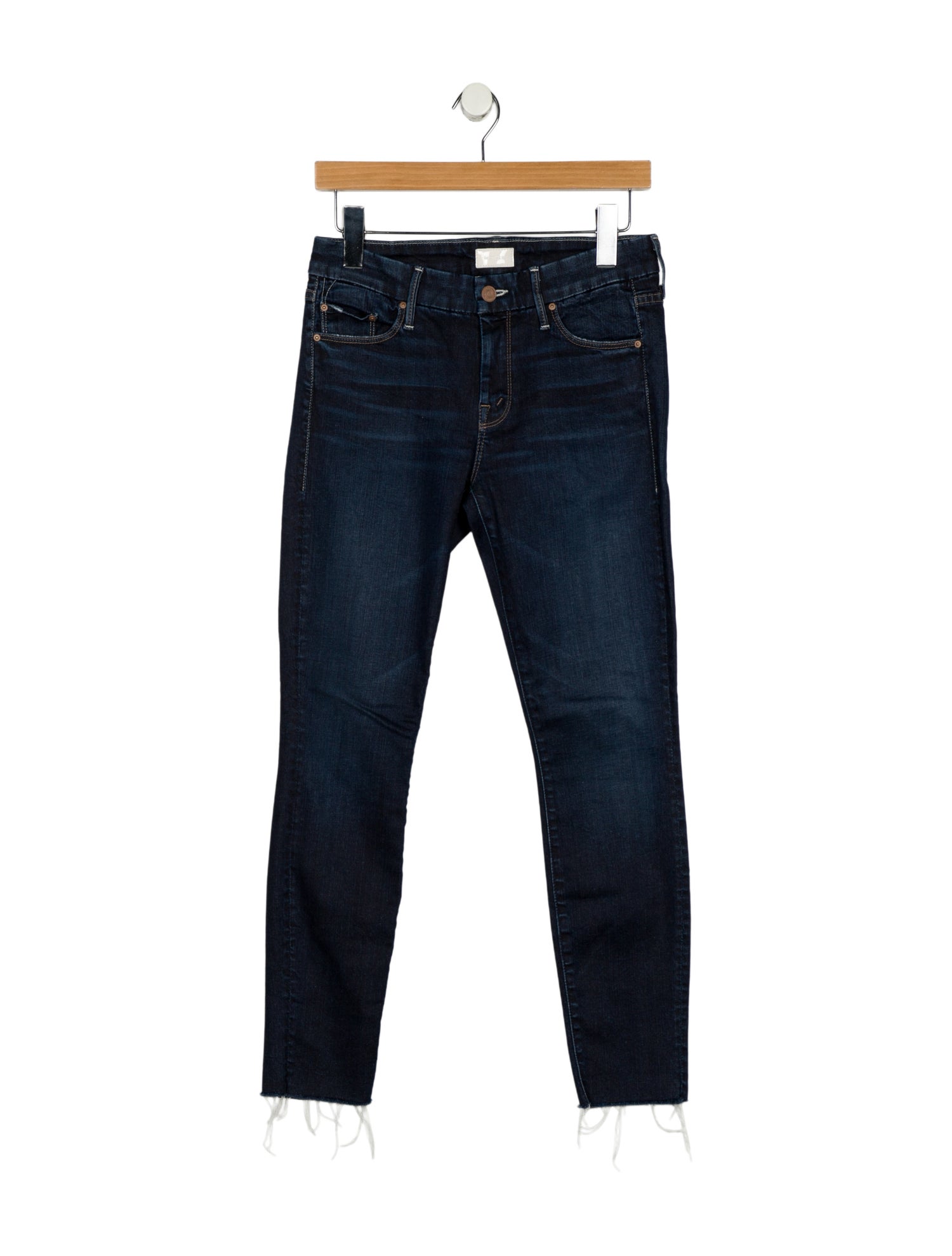 Mother Mid-Rise Skinny Leg Jeans