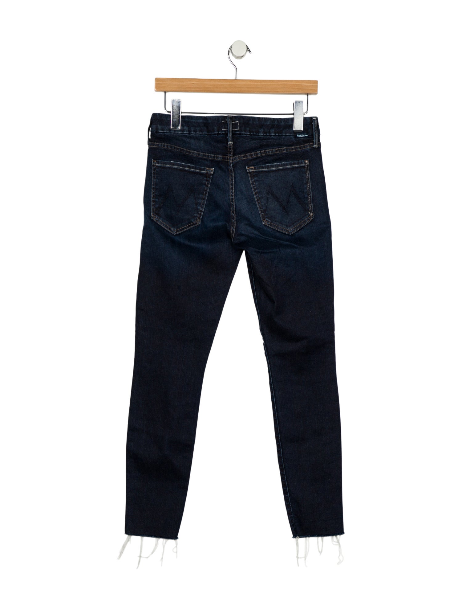 Mother Mid-Rise Skinny Leg Jeans