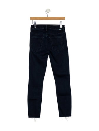 Mother Mid-Rise Skinny Leg Jeans