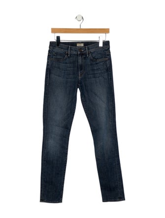 Mother Mid-Rise Skinny Leg Jeans