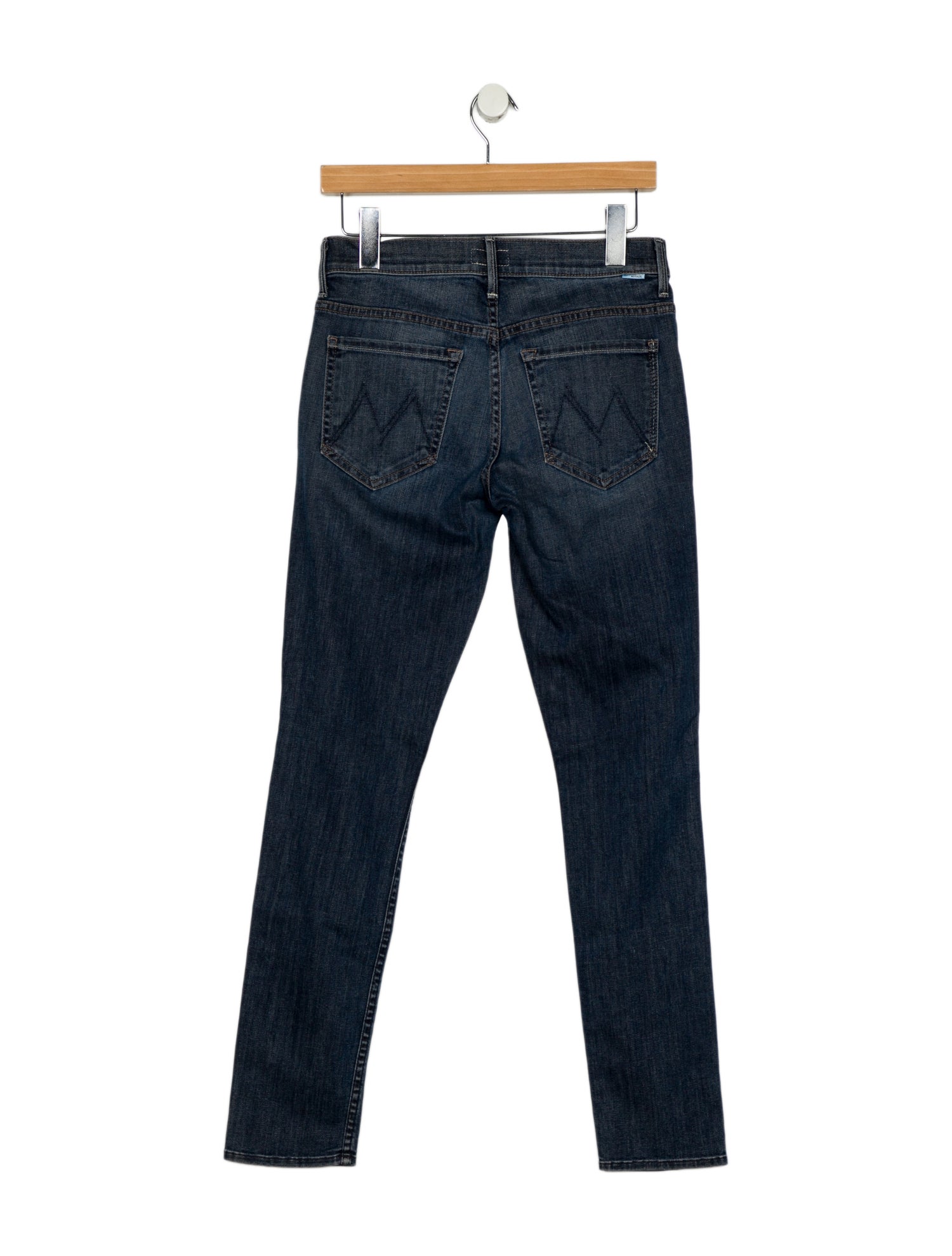 Mother Mid-Rise Skinny Leg Jeans