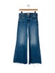 Mother Mid-Rise Wide Leg Jeans