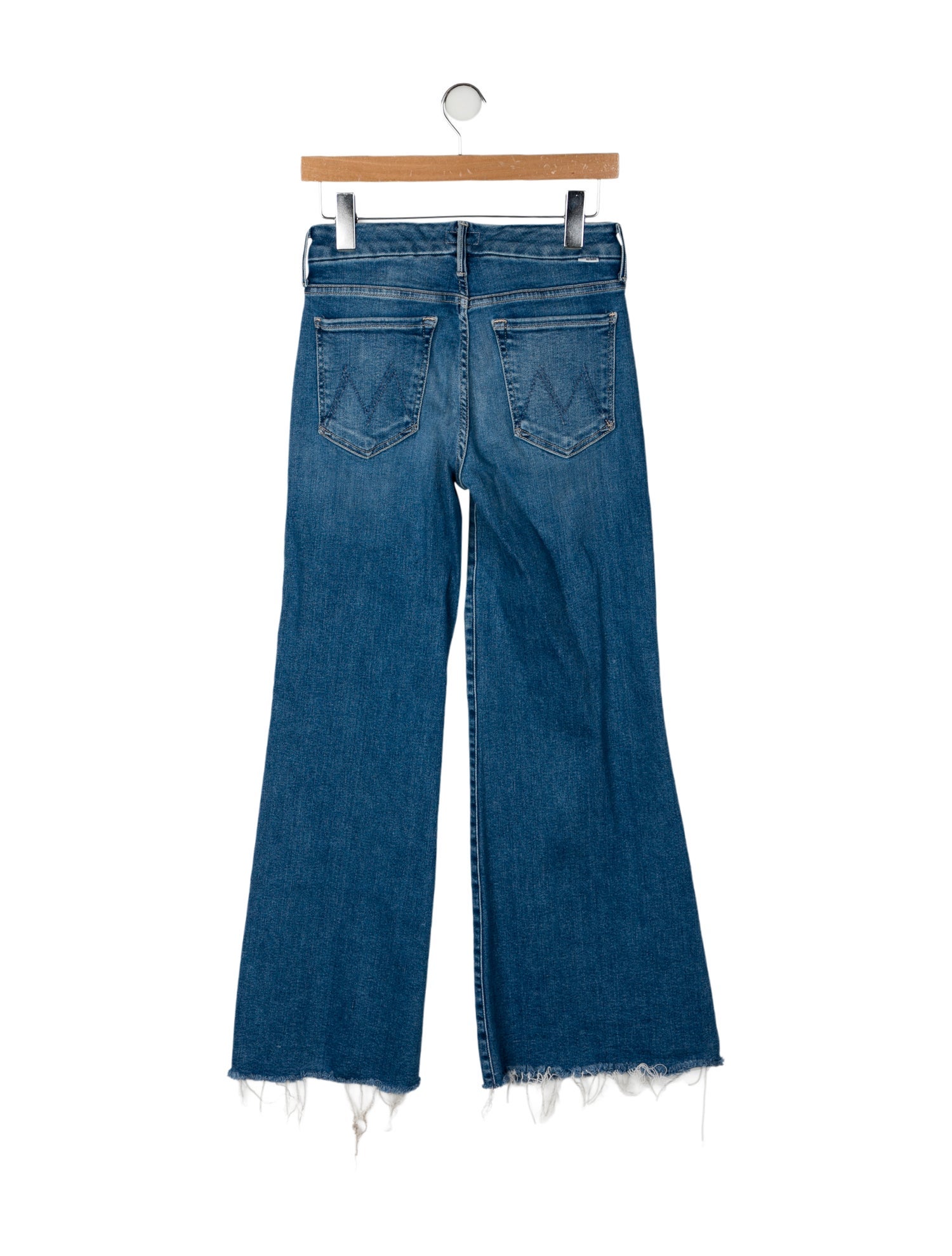 Mother Mid-Rise Wide Leg Jeans