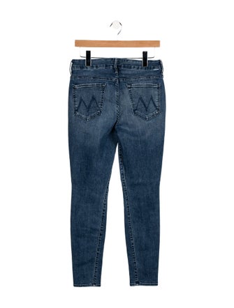 Mother Mid-Rise Skinny Leg Jeans