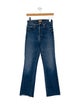 Mother High-Rise Straight Leg Jeans