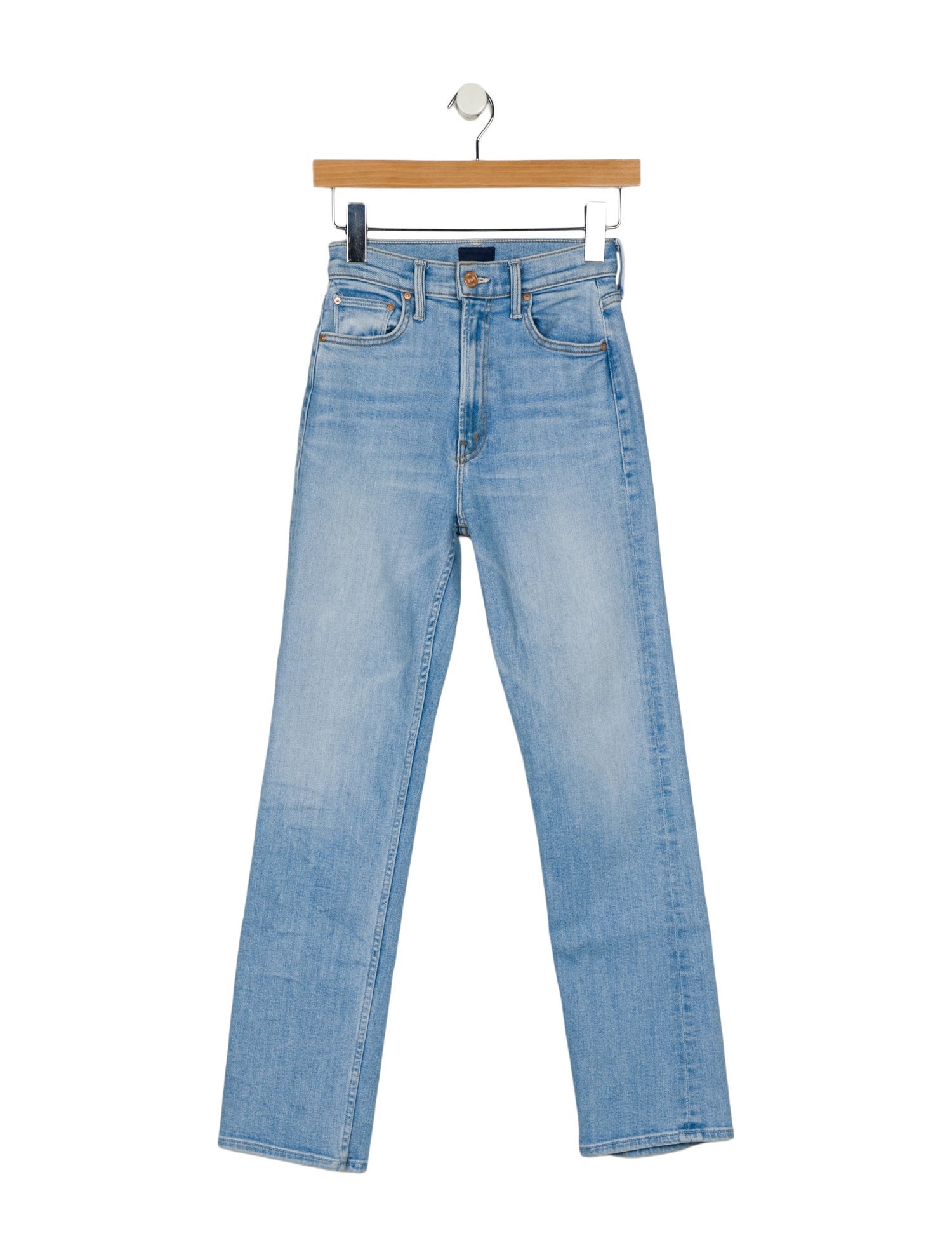 Mother High-Rise Straight Leg Jeans
