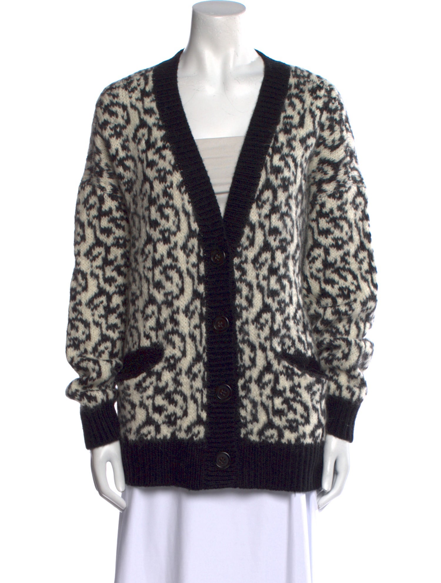 Mother Alpaca Printed Sweater