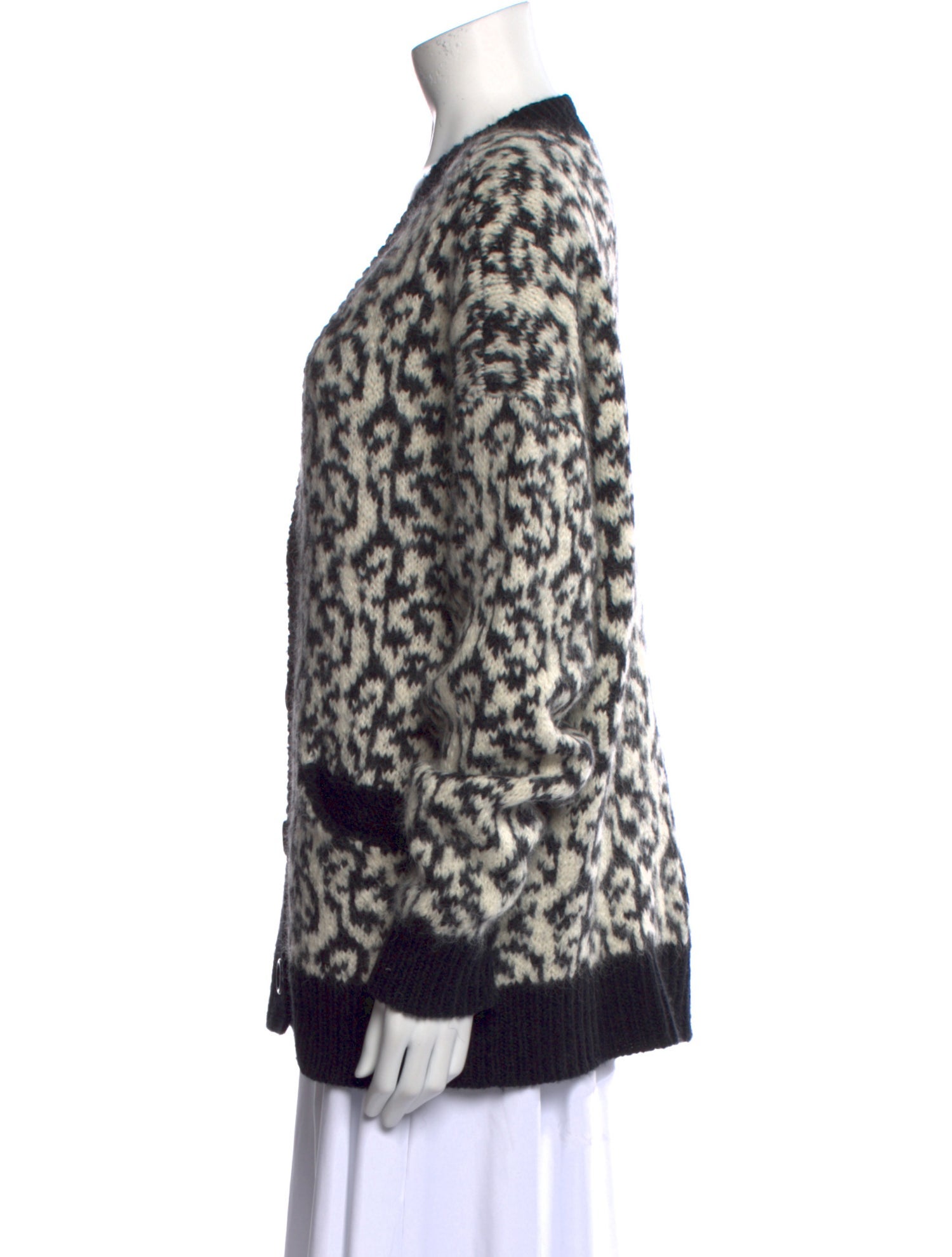 Mother Alpaca Printed Sweater