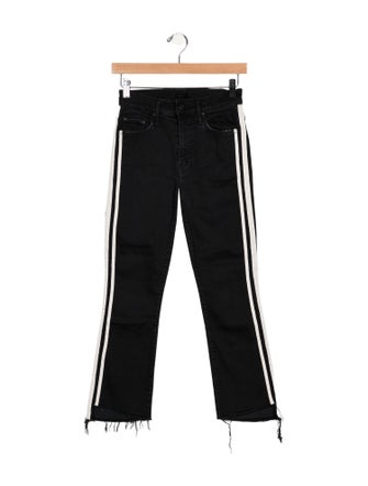 Mother Mid-Rise Straight Leg Jeans