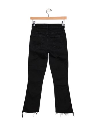 Mother Mid-Rise Straight Leg Jeans