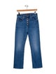 Mother High-Rise Straight Leg Jeans
