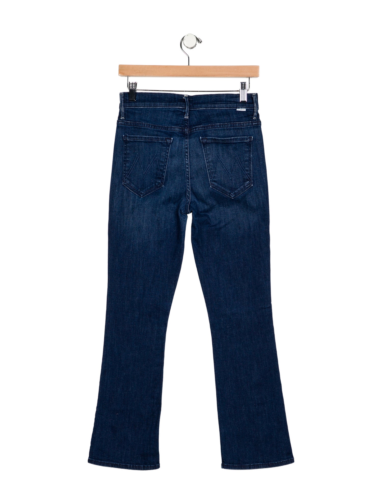 Mother Mid-Rise Straight Leg Jeans