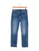 Mother Mid-Rise Straight Leg Jeans