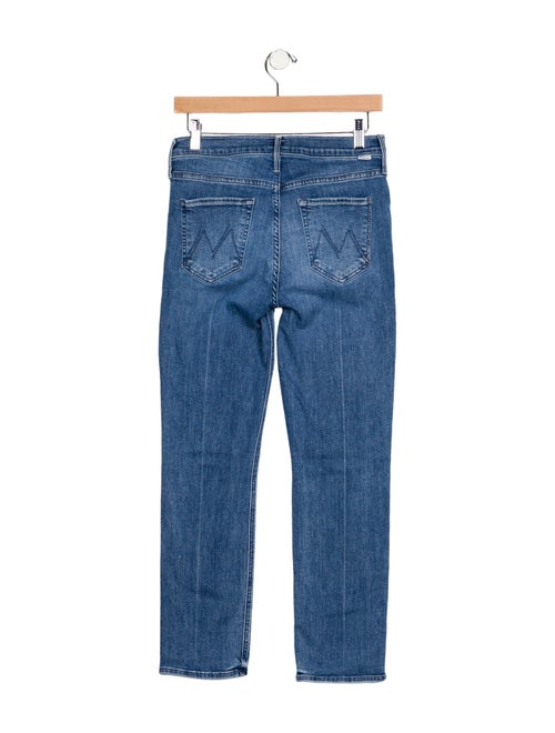 Mother Mid-Rise Straight Leg Jeans