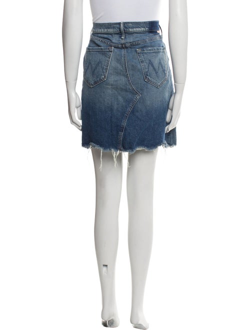 Mother Distressed Accents Mini Skirt