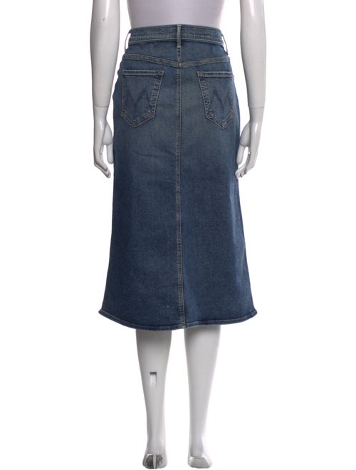 Mother Distressed Accents Midi Length Skirt