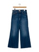 Mother Mid-Rise Wide Leg Jeans