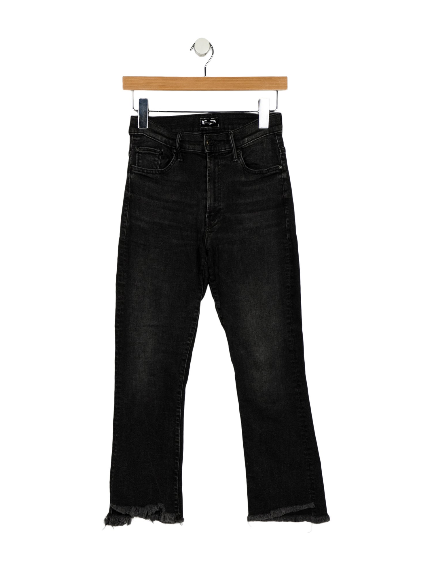 Mother Mid-Rise Straight Leg Jeans