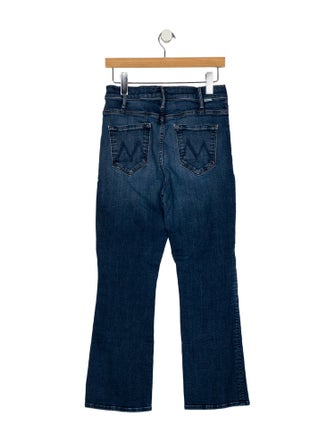 Mother Mid-Rise Wide Leg Jeans
