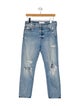 Mother Mid-Rise Straight Leg Jeans