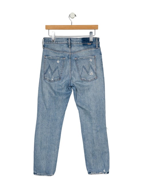 Mother Mid-Rise Straight Leg Jeans