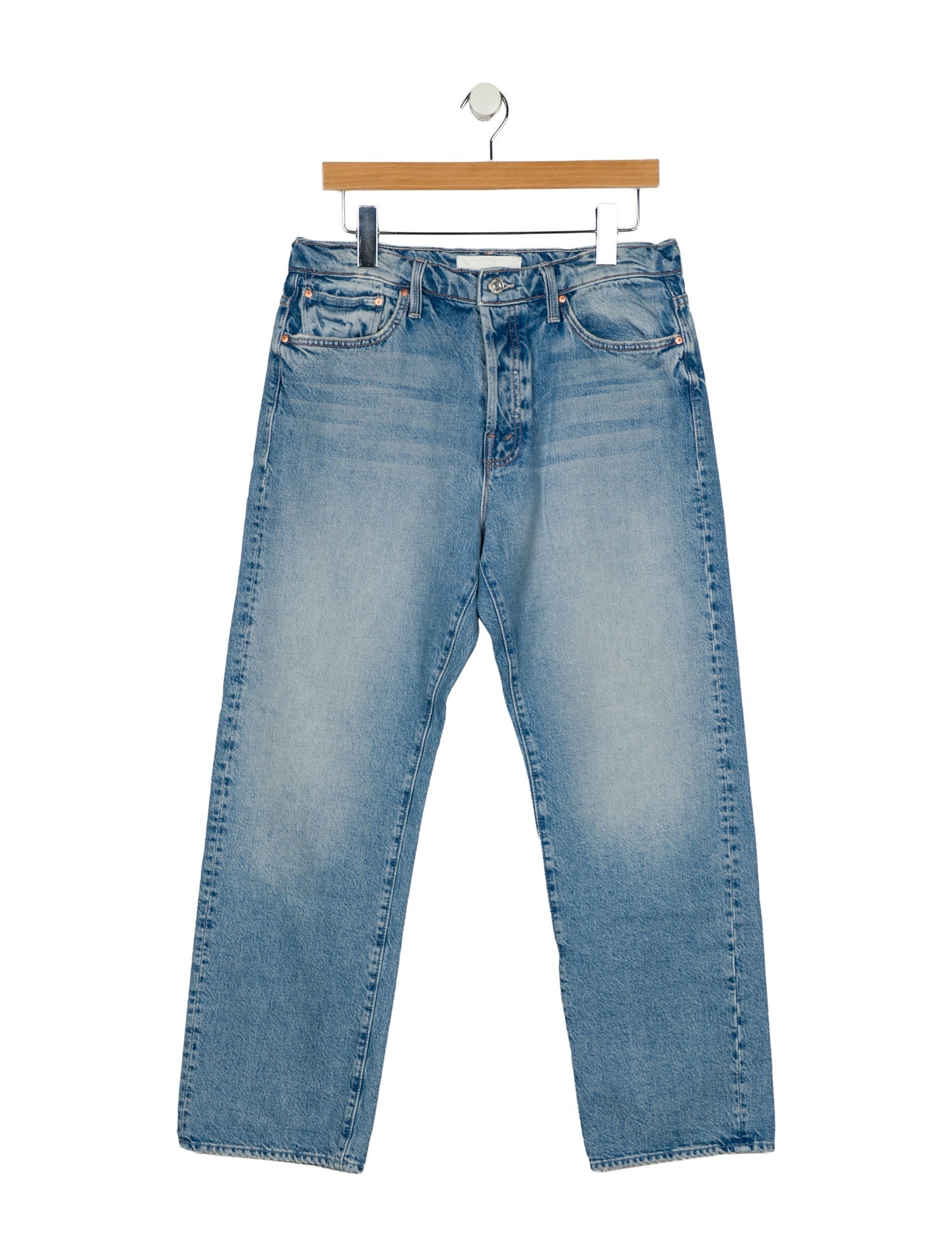 Mother High-Rise Straight Leg Jeans