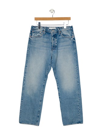 Mother High-Rise Straight Leg Jeans