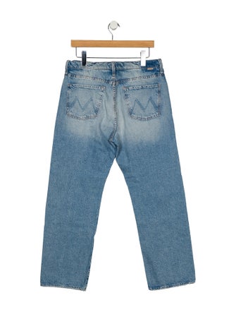 Mother High-Rise Straight Leg Jeans