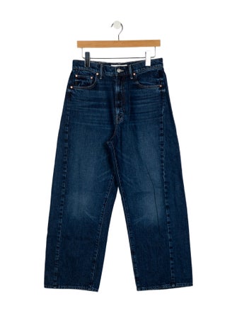 Mother High-Rise Wide Leg Jeans