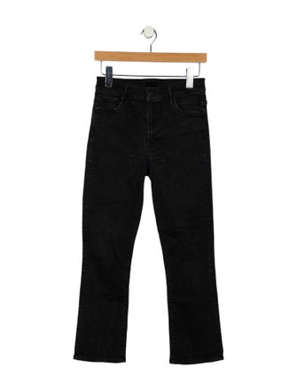 Mother Mid-Rise Straight Leg Jeans