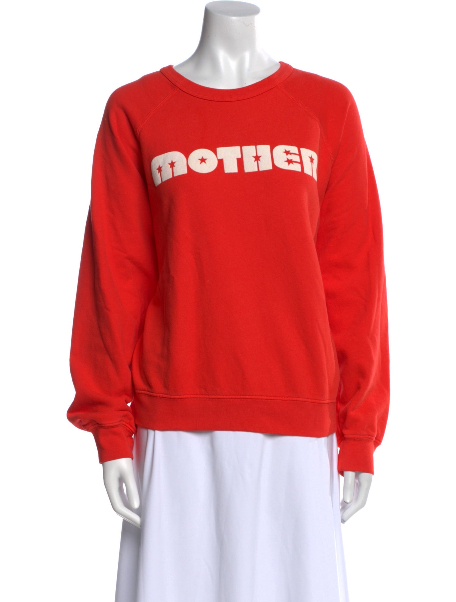 Mother Graphic Print Crew Neck Sweatshirt