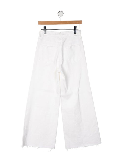 Mother Mid-Rise Wide Leg Jeans