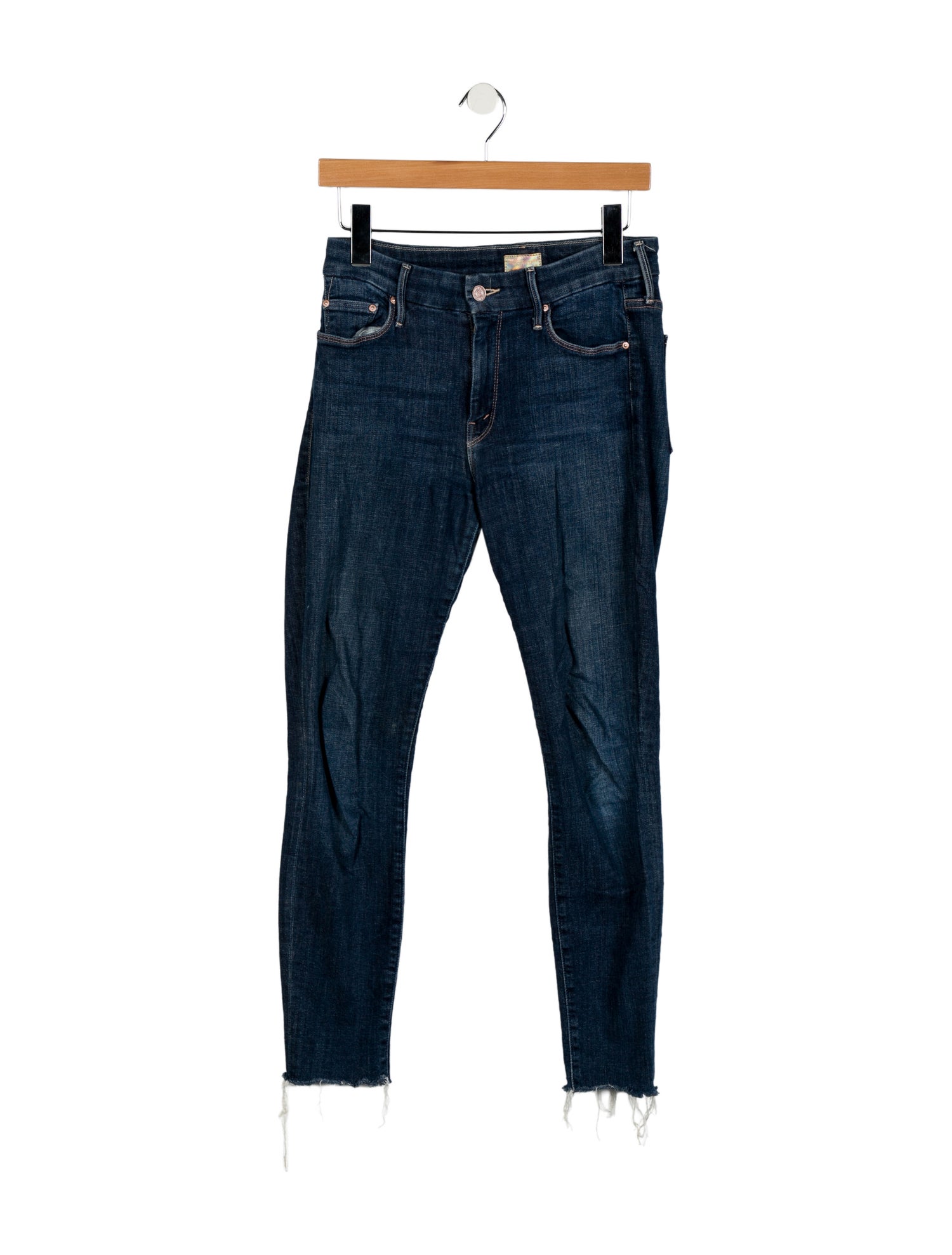 Mother Mid-Rise Skinny Leg Jeans