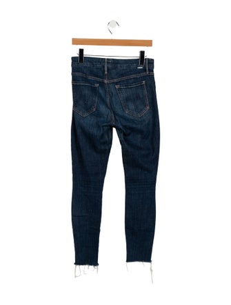 Mother Mid-Rise Skinny Leg Jeans