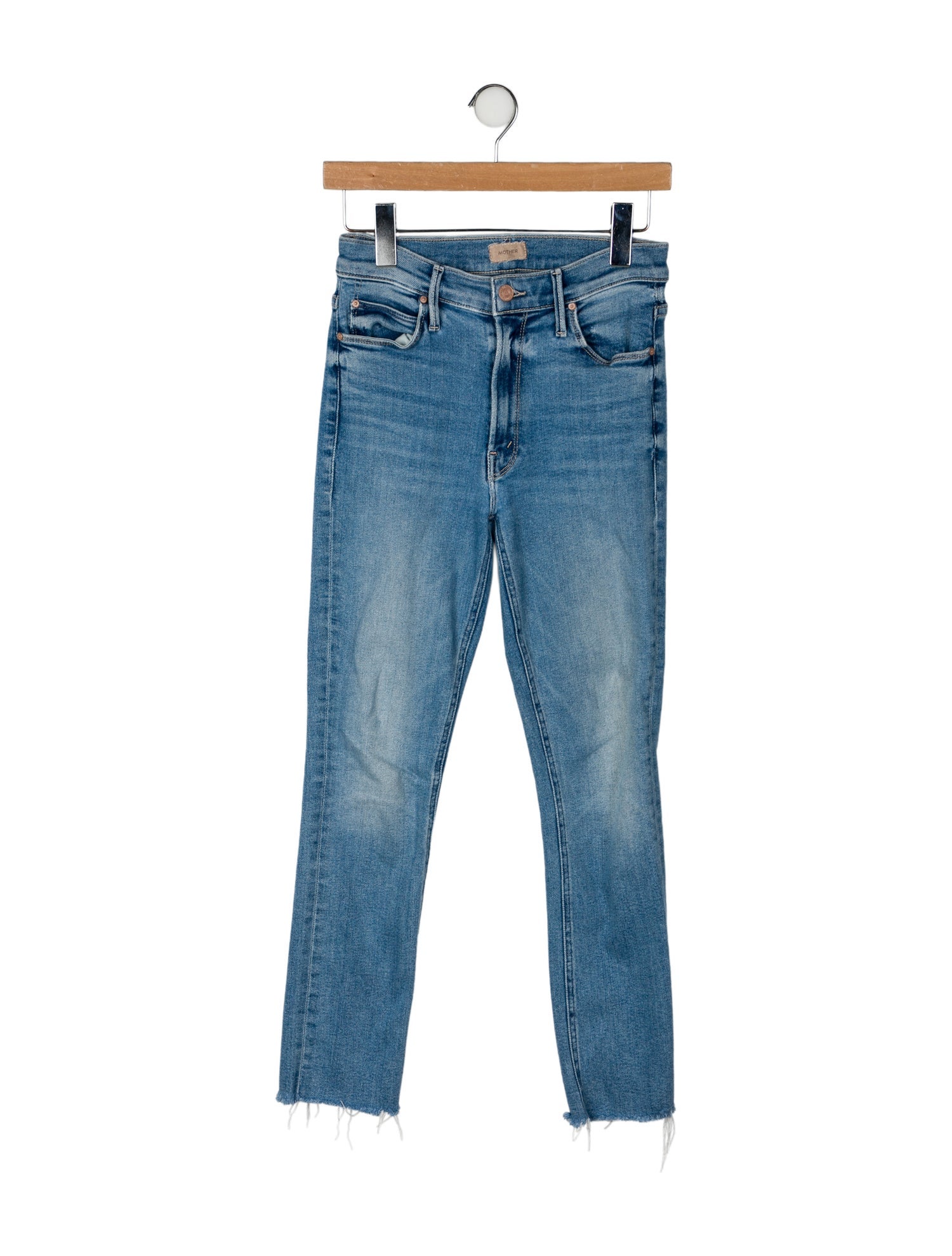 Mother Mid-Rise Skinny Leg Jeans