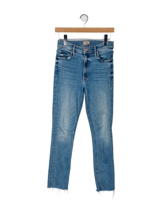 Mother Mid-Rise Skinny Leg Jeans